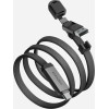 ENERGEA Sheath Travel 2-in-1 Cable USB-C To USB-C/USB-A 480MBps 60W 1.2m Gunmetal - (CBL-SHTHTRV-GUN120)