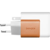ENERGEA Wall Charger Ampcharge GaN35 USB-C/USB-A PD/PPS/QC3.0 35W Orange - (CHR-AC-GAN35ORGEU)