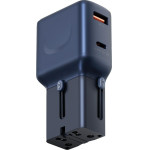 ENERGEA Wall Charger Travelgo Adapter 35 USB-A/USB-C 35W Blue - (TGA-35-BLU)