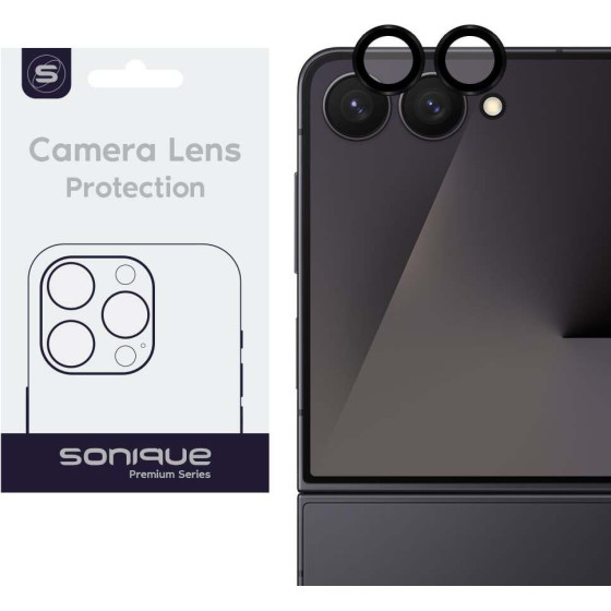 Sonique Camera Protection Lens Pro Samsung Galaxy Z Flip 7 Black