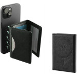 Idol 1991 Leather Pocket Magsafe Rfid Card Wallet BLACK