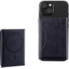 Idol 1991 Leather Pocket Magsafe Rfid Card Wallet BLUE