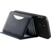 Idol 1991 Leather Pocket Magsafe Rfid Card Wallet BLUE