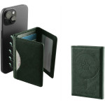 Idol 1991 Leather Pocket Magsafe Rfid Card Wallet GREEN