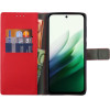 Volte-Tel ���� Xiaomi Redmi 15 4G 6.9'' Allure Magnet Book Stand Clip RED