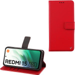 Volte-Tel ���� Xiaomi Redmi 15 5G 6.9'' Allure Magnet Book Stand Clip RED