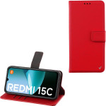 Volte-Tel ���� Xiaomi Redmi 15C 5G 6.9'' Allure Magnet Book Stand Clip RED
