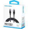 Vention Usb 3.2 5A 10GBps 1m Bk USB-C To C Cable - (TRGBF)