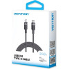 Vention USB-C To C 2.0 3.1 5A 240W 1m Bk Cable - (TRIBF)