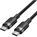 Vention USB-C To C cable, braided, 3A, 480Mbps, 60W, 2m, Bk - (TRDBH)