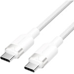 Vention USB-C To C cable, braided, 3A, 480Mbps, 60W, 2m, Wh - (TRDWH)