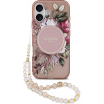 Guess Iml Flowers Strap Magsafe Case For Iphone 17 Pink - (GUHMP17SHFWBRCESP)