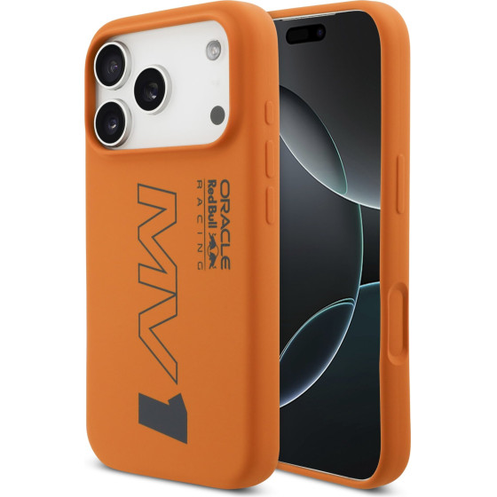 Red Bull Silicone MV1 Magsafe Case For Iphone 17 Pro Orange - (RBHMP17L24SIMV1O)
