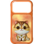 Nimmy Etui Big Eyed Pet 2.0 Cat Do Iphone 17 Pro Pomaranczowy - (N-XDY-IP17-PRO-05-B)