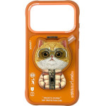 Nimmy Etui Cool&Cute 2.0 Cat Do Iphone 17 Pro Max z Magnetyczna Zawieszka Pomaranczowy - (N-YJKM-CXZJZH-IP17-PRO-MAX-05-C)