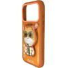 Nimmy Etui Cool&Cute 2.0 Cat Do Iphone 17 Pro Max z Magnetyczna Zawieszka Pomaranczowy - (N-YJKM-CXZJZH-IP17-PRO-MAX-05-C)