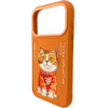 Nimmy Etui Glasses Cool Cat Do Iphone 17 Pro Pomaranczowy - (N-YJ-IP17-PRO-021)