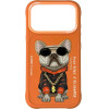 Nimmy Etui Glasses Cool Dog Do Iphone 17 Pro Pomaranczowy - (N-YJ-IP17-PRO-01-D)