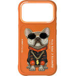 Nimmy Etui Glasses Cool Dog Do Iphone 17 Pro Pomaranczowy - (N-YJ-IP17-PRO-01-D)