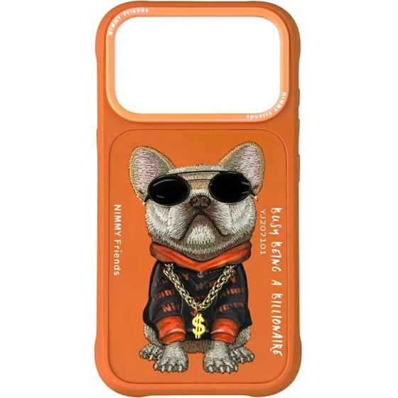 Nimmy Etui Glasses Cool Dog Do Iphone 17 Pro Pomaranczowy - (N-YJ-IP17-PRO-01-D)