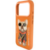 Nimmy Etui Glasses Cool Dog Do Iphone 17 Pro Pomaranczowy - (N-YJ-IP17-PRO-01-D)