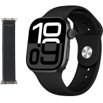 INTIME Smartwatch A10 Pro �� 2x ��������, Heart rate, 2.04'' AMOLED, IP65, ����� - (IT-071)