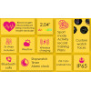 INTIME Smartwatch A10 Pro �� 2x ��������, Heart rate, 2.04'' AMOLED, IP65, ����� - (IT-071)