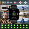 INTIME Smartwatch A10 Pro �� 2x ��������, Heart rate, 2.04'' AMOLED, IP65, ����� - (IT-071)
