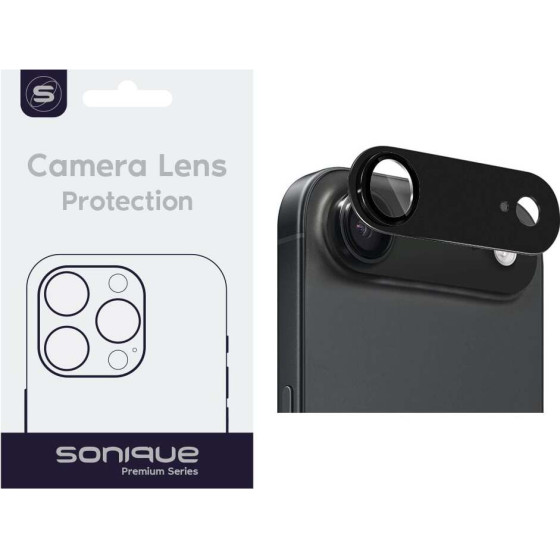 Sonique Camera Protection Metal Lens Full Cover Apple Iphone 17 Air Black