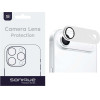 Sonique Camera Protection Metal Lens Full Cover Apple Iphone 17 Air Silver
