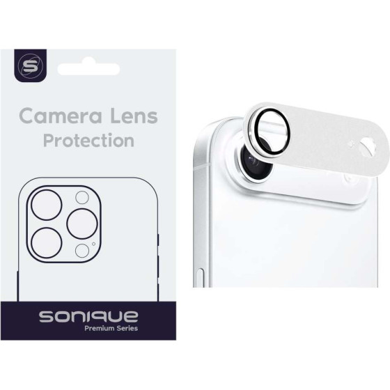Sonique Camera Protection Metal Lens Full Cover Apple Iphone 17 Air Silver