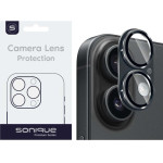 Sonique Camera Protection Metal Lens Full Cover Apple Iphone 17 Black