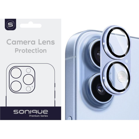 Sonique Camera Protection Metal Lens Full Cover Apple Iphone 17 Mist Blue