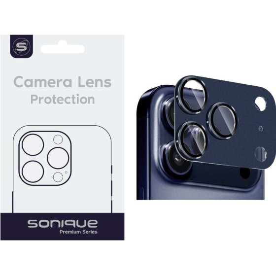 Sonique Camera Protection Metal Lens Full Cover Apple Iphone 17 Pro Deep Blue