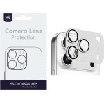 Sonique Camera Protection Metal Lens Full Cover Apple Iphone 17 Pro Silver