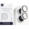 Sonique Camera Protection Metal Lens Full Cover Apple Iphone 17 Silver