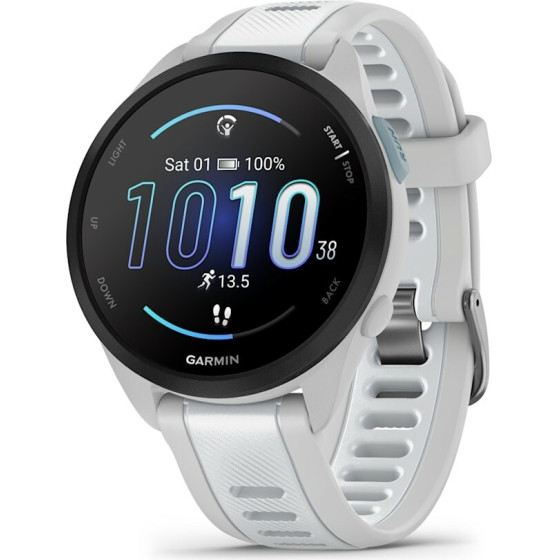 Garmin Forerunner 165 Music 3.05 Cm (1.2'') Amoled 43 Mm Digital 390 x 390 Pixels Touchscreen Grey Gps (satellite) - (010-02863-31)
