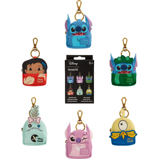 Loungefly Disney: Stitch Mini Backpack Mystery Bag Charms - Ea (WDBC0019-EA)