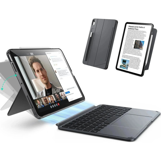 ESR - Shift Keyboard Case - Ipad Air 13 (2024) / Ipad Air 13 (2025) - Dark Gray