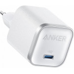 Anker Wall Charger Nano, 45W, 3A, 1 x USB-C, With USB-C Cable, White - (A2692L21)