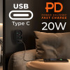 Maclean current socket x2 + 4xUSB, splitter with 2 sockets, 2xUSB A, 2xUSB C PD 20W, 1x16A + 1x6A, - (MCE249 F/B)