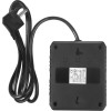 Maclean power strip, extender 2 sockets + 3xUSB, 110-240V AC 50/60Hz, 2.1A max 2500W, 1.5m, black, - (MCE387 B)