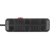 Maclean power strip, extender 2 sockets + 3xUSB, 110-240V AC 50/60Hz, 2.1A max 2500W, 1.5m, black, - (MCE387 B)