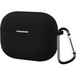 Techsuit - Silicone Case - for Huawei FreeBuds SE 4 ANC, Smooth Ultrathin Material - Black