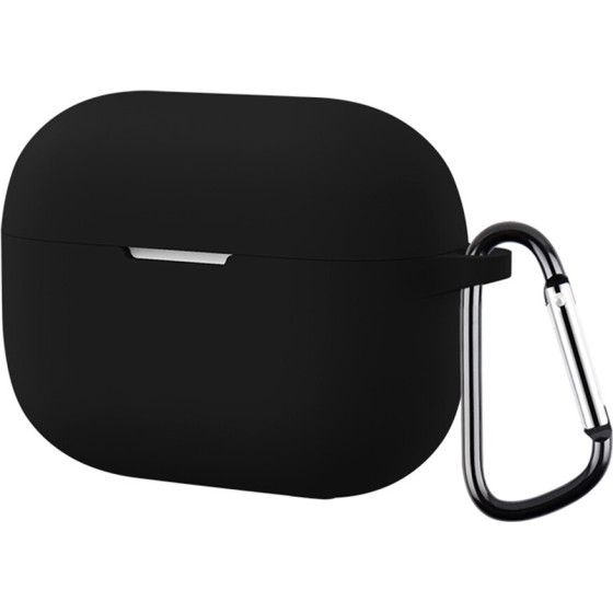 Techsuit - Silicone Case - for Huawei FreeBuds SE 4 ANC, Smooth Ultrathin Material - Black