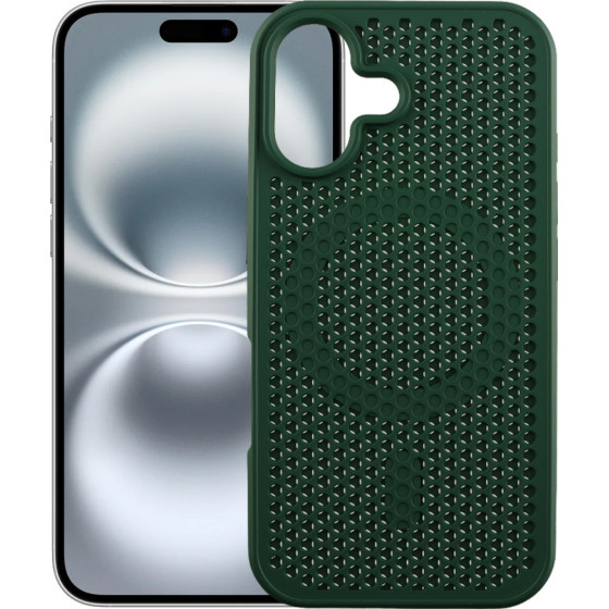 Idol 1991 ���� Iphone 17 6.3'' Mag Air Tpu Camera Guard Dark GREEN