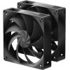 HAVN H18 Dual Pack Black 180mm A-Rgb Metal Core Case Fan - (HVN-FS-H1840-02-DUO)
