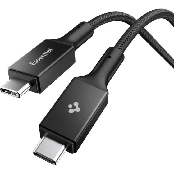Spigen EB10010CC Essential TYPE-C Cable 100W 100CM Black - (ACA09459)