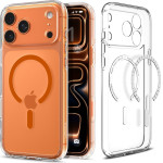 Spigen Ultra Hybrid Mag Magsafe Iphone 17 Pro CLEAR/Orange - (ACS11112)