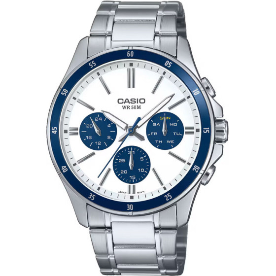 Casio Men's watch (zd063f) + Box - (MTP-1374D-7A2)